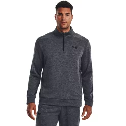 Men's Under Armour 1/4-Zip Fleece Pullover -Active & Workout Clothes Store 5552825 Pitch Gray
