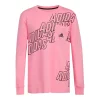 Boys 8-20 adidas Warped Wrap Graphic Tee -Active & Workout Clothes Store 5556653 Bliss Pink