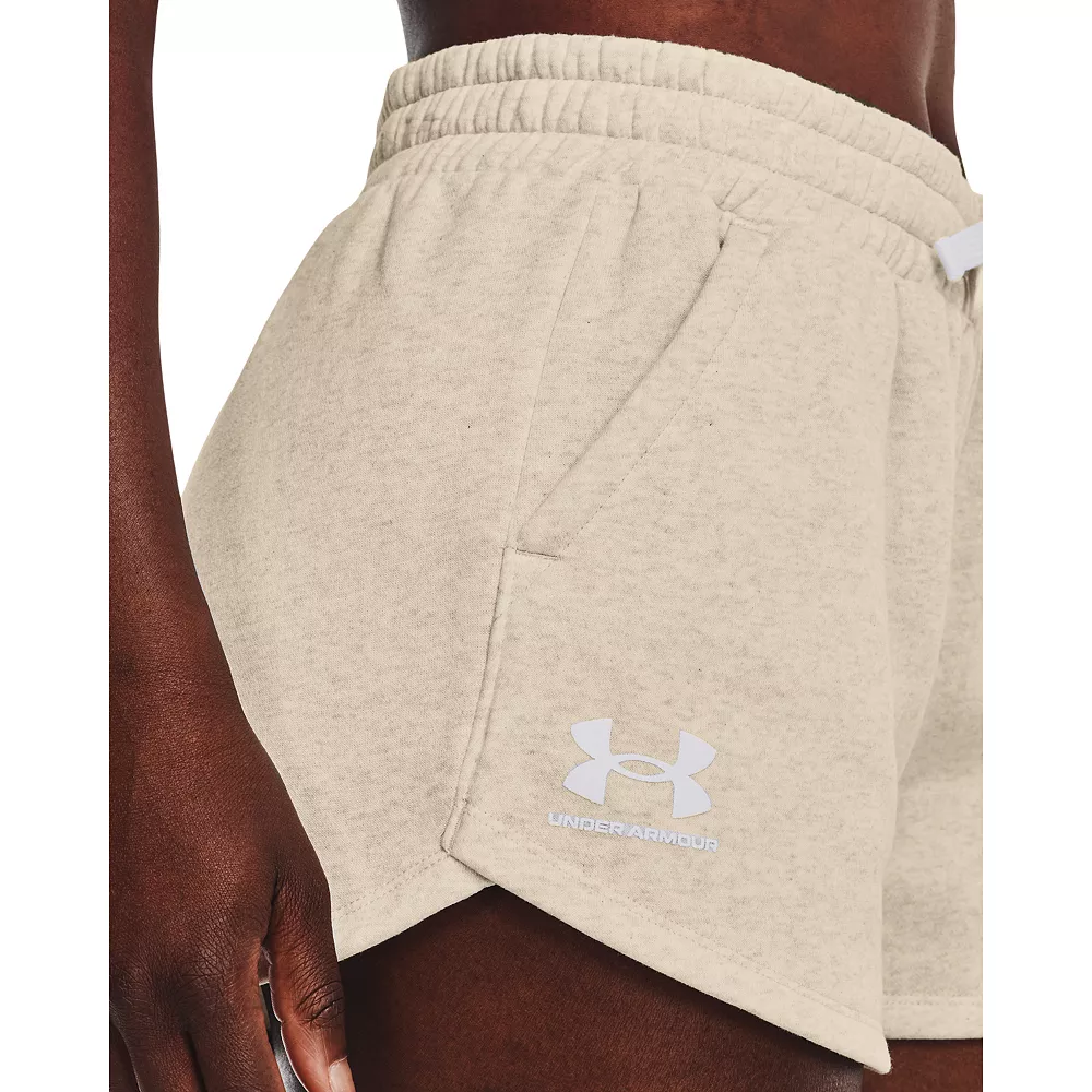 Women's Under Armour Rival Fleece Shorts 6 Women's Under Armour Rival Fleece Shorts - Image 4