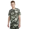 Men's Nike Dri-FIT Printed Training Tee -Active & Workout Clothes Store 5557327 Medium Olive