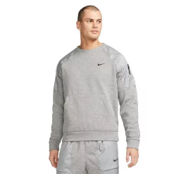 Men's Nike Therma-FIT Novelty Sweatshirt -Active & Workout Clothes Store 5557435 Dark Grey Heather