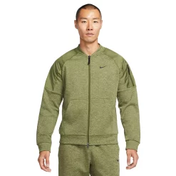 Men's Nike Therma-FIT Fitness Bomber Jacket -Active & Workout Clothes Store 5557438 Rough Green