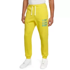 Men's Nike Fleece Joggers -Active & Workout Clothes Store 5557455 Yellow Strike