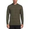 Men's Grand Slam Allover Textured Stripe ECO COURSE Golf Hoodie