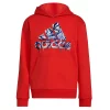 Boys 8-20 adidas Warp Paint Badge of Sport Fleece Hoodie -Active & Workout Clothes Store 5558655 Vivid Red