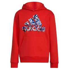 Boys 8-20 adidas Warp Paint Badge of Sport Fleece Hoodie