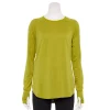 Women's Tek Gear® Long Sleeve Tunic -Active & Workout Clothes Store 5560866 Lime Verbena