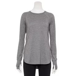 Women's Tek Gear® Long Sleeve Tunic -Active & Workout Clothes Store 5560866 Smokey Slate