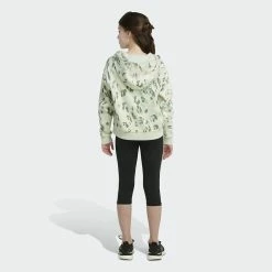 Girls 7-16 adidas Printed Fleece Hoodie -Active & Workout Clothes Store 5561650 ALT3