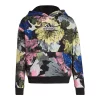 Girls 7-16 adidas Printed Fleece Hoodie -Active & Workout Clothes Store 5561650 Black Multi