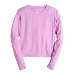 Women's Tek Gear® Crewneck Long Sleeve Tee -Active & Workout Clothes Store 5561703 ALT2
