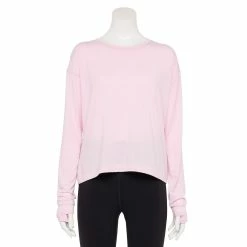 Women's Tek Gear® Crewneck Long Sleeve Tee -Active & Workout Clothes Store 5561703 Adoring Lilac