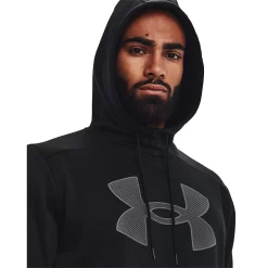 Big & Tall Under Armour Big Logo Fleece Hoodie -Active & Workout Clothes Store 5564232 ALT3