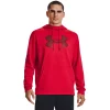 Big & Tall Under Armour Big Logo Fleece Hoodie -Active & Workout Clothes Store 5564232 Red