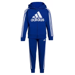 Boys 4-7 adidas French Terry Logo Graphic Hoodie & Jogger Pants Set -Active & Workout Clothes Store 5565367 ALT2