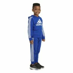 Boys 4-7 adidas French Terry Logo Graphic Hoodie & Jogger Pants Set -Active & Workout Clothes Store 5565367 ALT6