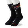Men's Vans 2-pack Crew Socks -Active & Workout Clothes Store 5566146 Black Mainbow