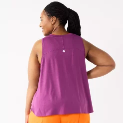 Plus Size Tek Gear® Crop Tank -Active & Workout Clothes Store 5566918 ALT