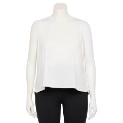 Plus Size Tek Gear® Crop Tank -Active & Workout Clothes Store 5566918 White