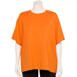 Plus Size Tek Gear® Oversized Tee 11 Plus Size Tek Gear® Oversized Tee -Active & Workout Clothes Store 5566961 Endless Lava