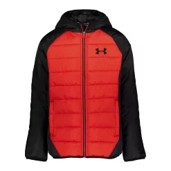 Boys 8-20 Under Armour Tuckerman Medium Weight Puffer Jacket -Active & Workout Clothes Store 5573665 Red