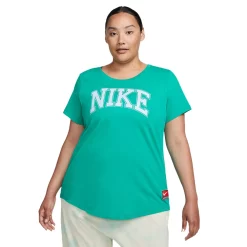 Plus Size Nike Sportswear Graphic Tee -Active & Workout Clothes Store 5581013 Neptune Green