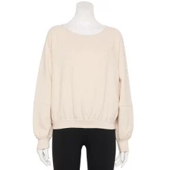 Women's FLX Boatneck French Terry Popover Sweatshirt