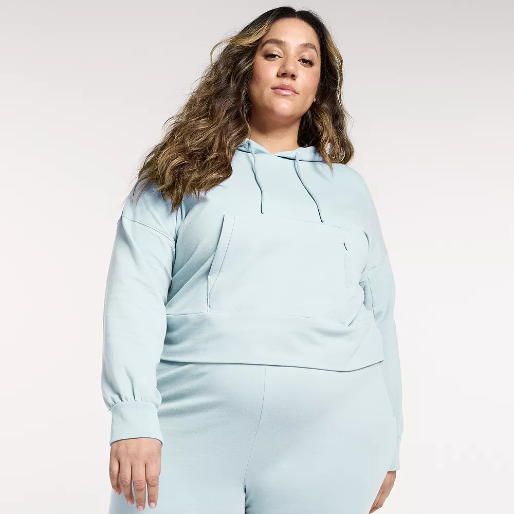 Plus Size FLX Embrace French Terry Popover Hoodie 5 Plus Size FLX Embrace French Terry Popover Hoodie - Image 3