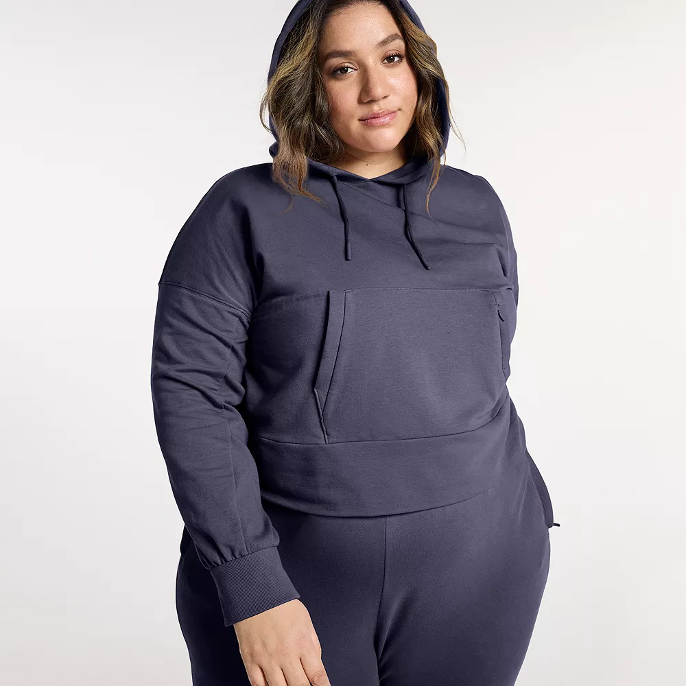 Plus Size FLX Embrace French Terry Popover Hoodie 3 Plus Size FLX Embrace French Terry Popover Hoodie