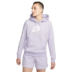 Women's Nike Sportswear Club Fleece Hoodie -Active & Workout Clothes Store 5583586 Light Thistle