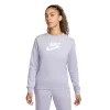 Women's Nike Sportswear Club Fleece Crewneck Sweatshirt -Active & Workout Clothes Store 5583707 Light Thistle
