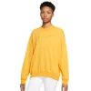 Women's Nike Dri-FIT Get Fit Crewneck Sweatshirt -Active & Workout Clothes Store 5584747 Yellow Ochre