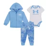 Baby Boy Under Armour 3 Piece Tie Dyed Hoodie, Bodysuit & Pants Set -Active & Workout Clothes Store 5591333