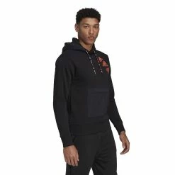 Men's adidas Essentials BrandLove Fleece Hoodie 15 Men's adidas Essentials BrandLove Fleece Hoodie -Active & Workout Clothes Store 5593275 ALT2