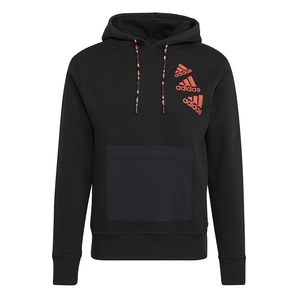 Men's adidas Essentials BrandLove Fleece Hoodie 11 Men's adidas Essentials BrandLove Fleece Hoodie - Image 9