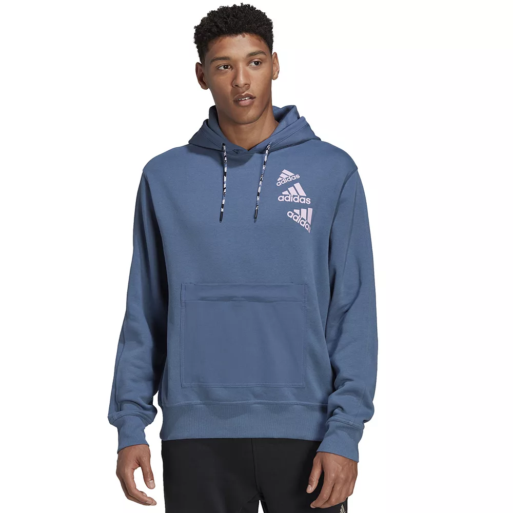 Men's adidas Essentials BrandLove Fleece Hoodie 3 Men's adidas Essentials BrandLove Fleece Hoodie