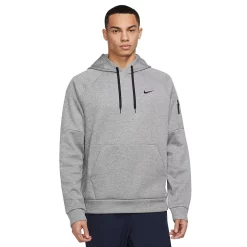 Big & Tall Nike Therma-FIT Pullover Fitness Hoodie -Active & Workout Clothes Store 5597131 Dark Gray Heather