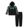Boys 4-7 Under Armour Herringbone Camo Raglan Sleeve Hoodie & Jogger Pants Set -Active & Workout Clothes Store 5599217