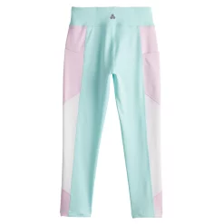 Girls 7-16 Tek Gear® Colorblock Performance 7/8 Leggings in Regular & Plus -Active & Workout Clothes Store 5618789 ALT