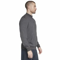 Men's Skechers® Hoodless Hoodie 1/4 Zip -Active & Workout Clothes Store 5624144 ALT2