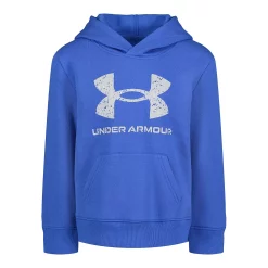 Boys 4-7 Under Armour Galaxy Speckle Big Logo Graphic Hoodie -Active & Workout Clothes Store 5627444 Versa Blue