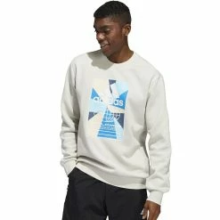 Men's adidas Graphic Fleece Sweatshirt -Active & Workout Clothes Store 5649880 Alumina