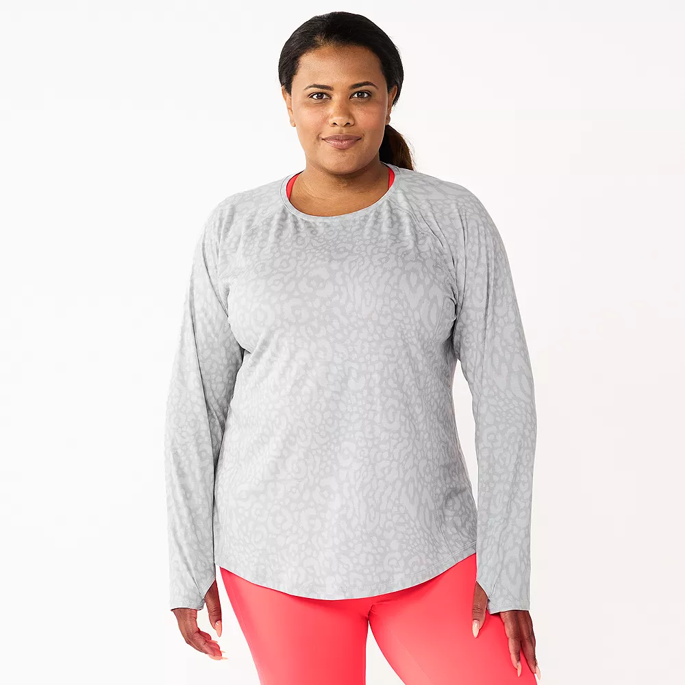 Plus Size Tek Gear® Soft Touch Long-Sleeve Tee 5 Plus Size Tek Gear® Soft Touch Long-Sleeve Tee - Image 3