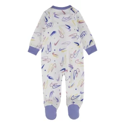 Baby Girl Nike Allover Print Footed Sleep and Play -Active & Workout Clothes Store 5657049 ALT