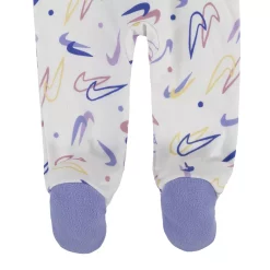 Baby Girl Nike Allover Print Footed Sleep and Play -Active & Workout Clothes Store 5657049 ALT3