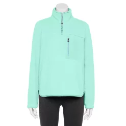 Women's Tek Gear® Quarter-Zip Sherpa Pullover 10 Women's Tek Gear® Quarter-Zip Sherpa Pullover -Active & Workout Clothes Store 5657643 Shy Green