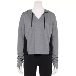 Women's Tek Gear® Stretch Fleece Hoodie -Active & Workout Clothes Store 5661359 Smokey Slate