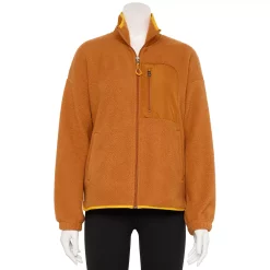 Women's Tek Gear® Sherpa Jacket -Active & Workout Clothes Store 5661832 Nutmeg Bronze