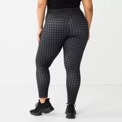 Juniors' Plus Size SO® Crossover High-Rise Sporty Leggings -Active & Workout Clothes Store 5664663 ALT