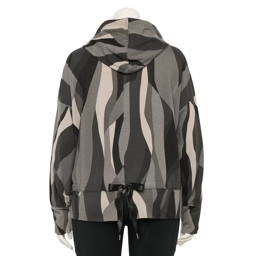 Plus Size Tek Gear® French-Terry Cropped Hoodie 7 Plus Size Tek Gear® French-Terry Cropped Hoodie - Image 5